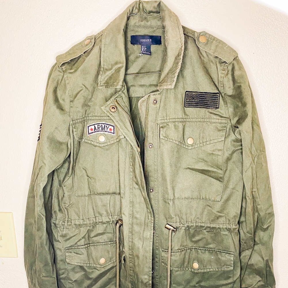Forever 21 Army Jacket - Size M